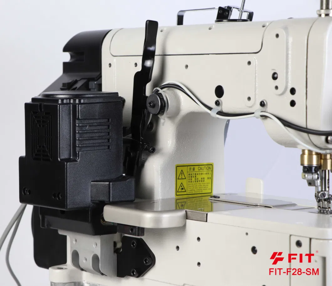 High Speed Flatbed Stepping Motor Lnterock Sewing Machine F28-Sm