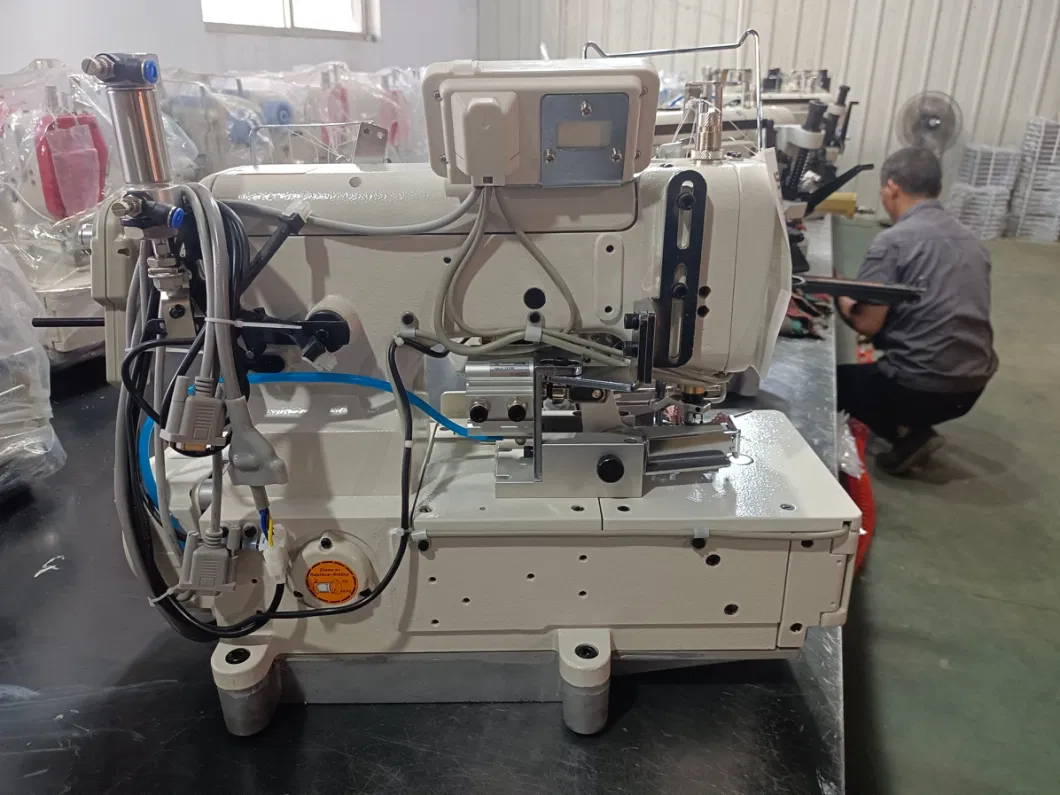 Industrial Directly Drive Cylinder Bed Interlock Sewing Machine with Right Cutter Ss-600-33AC/Ut