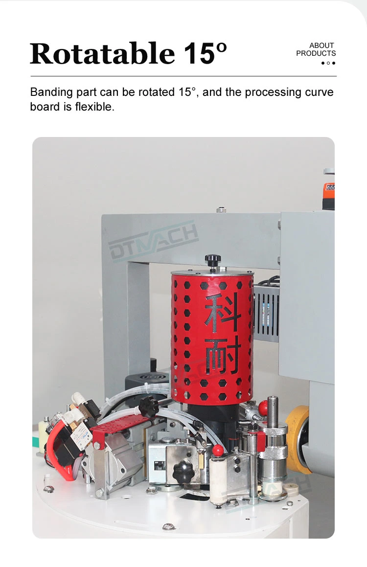 Dtmach Kn-700-3 Fine Trimming Wood ABS Fully Automatic Curve Edge Banding Machine