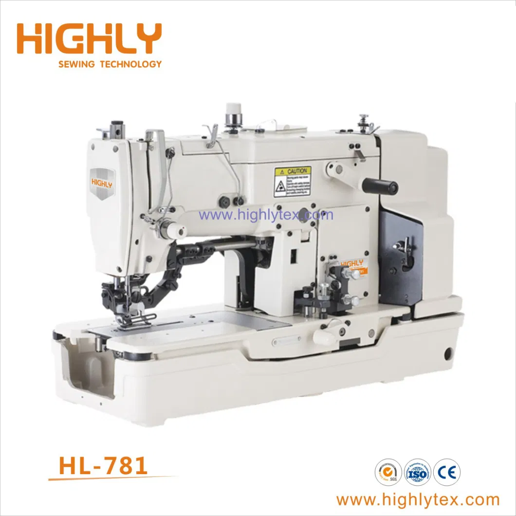 High Speed Computerized Eyelet Button Holing Sewing Machine