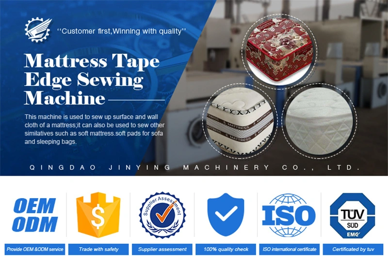 Wb-3 300u Automatic Lock Chain Stitch Mattress Tape Edge Sewing Machine