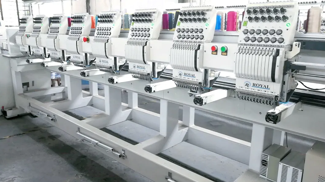 Multi Heads Tubular Embroidery Machine High Speed