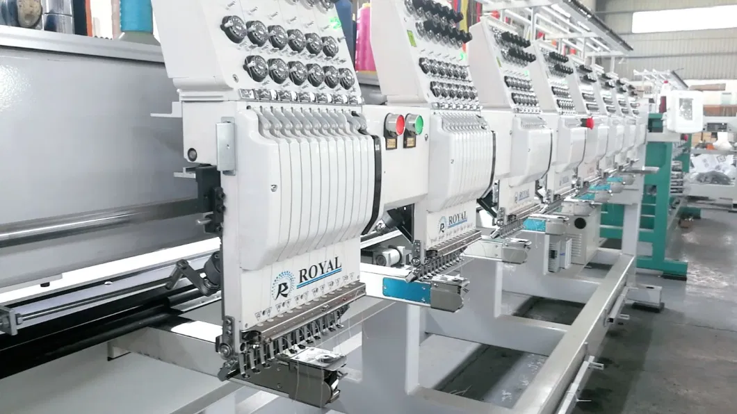 Multi Heads Tubular Embroidery Machine High Speed