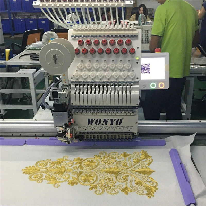 Good Quality Wonyo Computerized Single Head Sequin and Cording Embroidery Machine