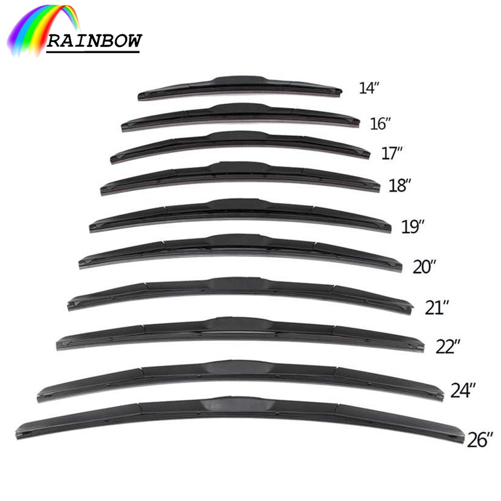 Hot Sale Factory Price Wholesale Flat Wiper Blade 16&quot;18&quot;19&quot;20&quot;22&quot;23&quot;24&quot;26&quot; Windows/Windscreen/Windshield Rear Wipers Blades