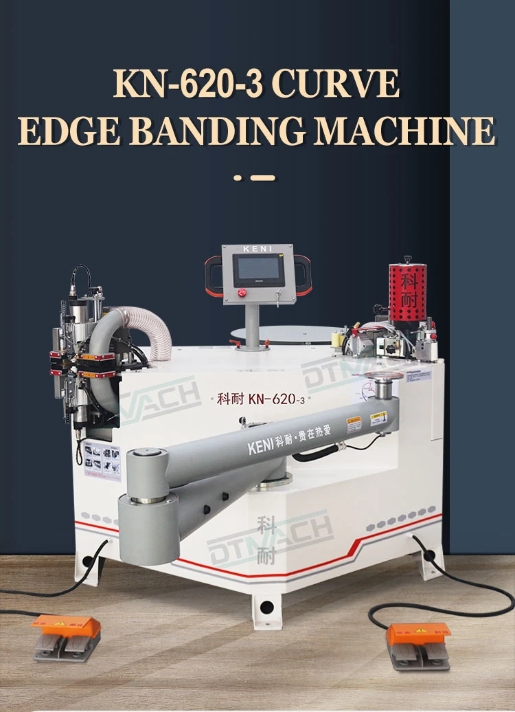 Dtmach Kn-620-3 Gluing Manual Wood PUR Veneer PVC Edge Banding Trimmer Machine