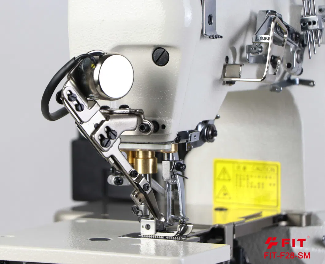 High Speed Flatbed Stepping Motor Lnterock Sewing Machine F28-Sm