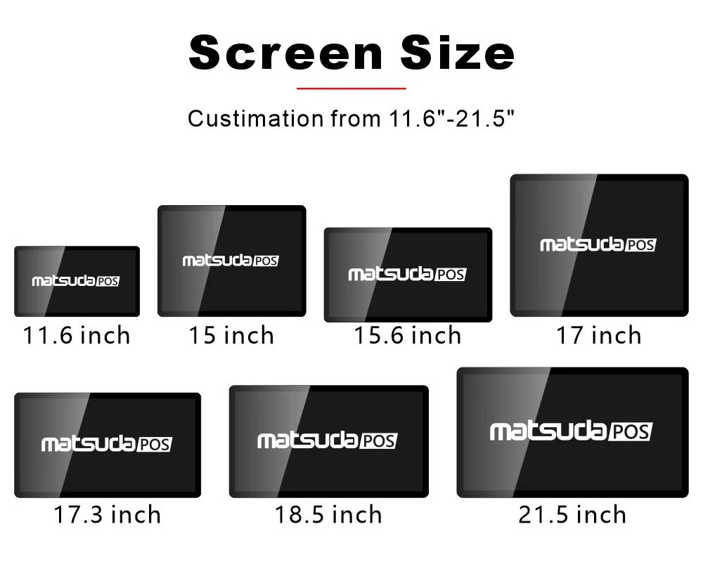 21.5 Inch Waterproof Touch Screen Monitor for Cashier Touch Screen Computer Monitor