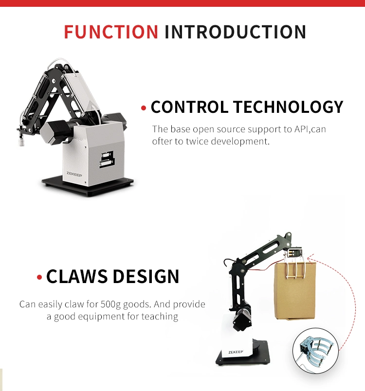 303ED Low Coat Cheap Price of 0.5kg National Education Association Small Robotic Arm