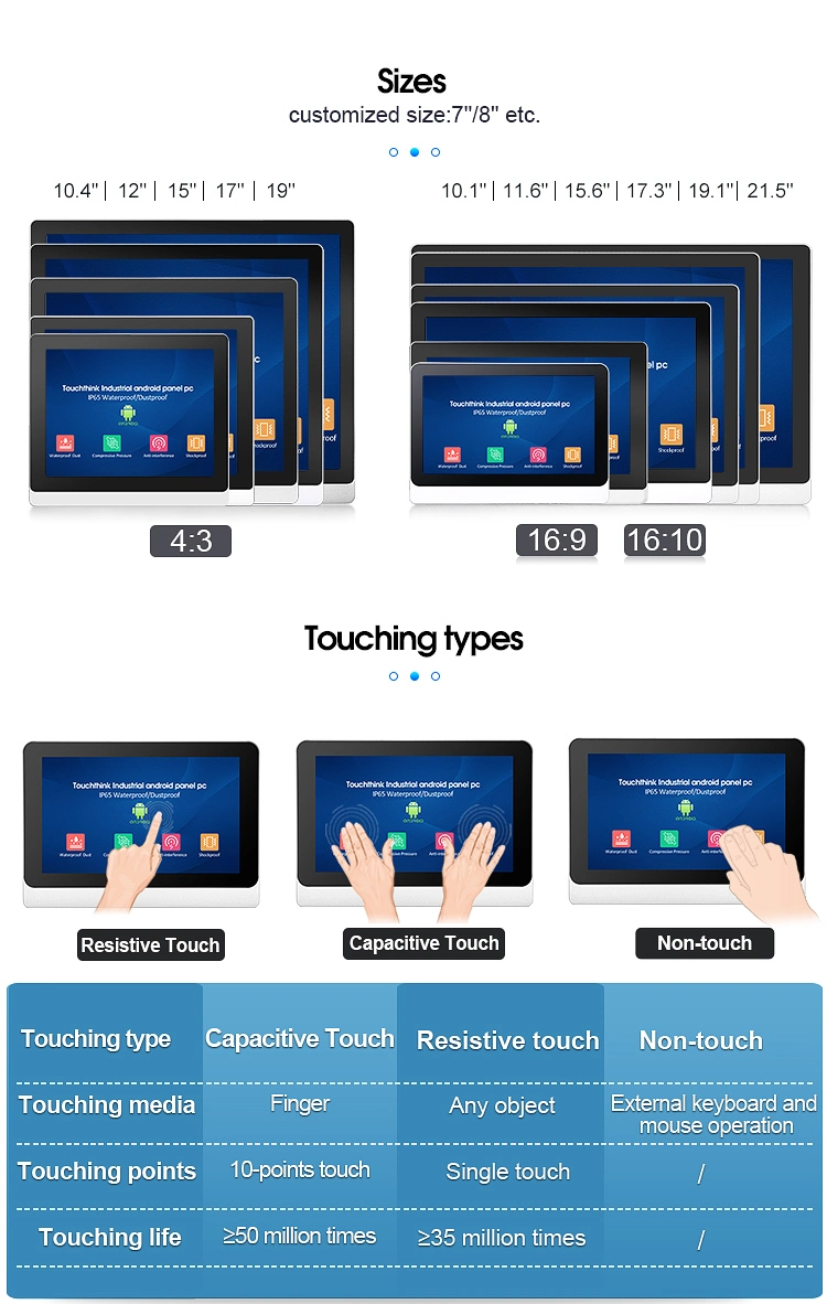 27 Inch OEM Touch Screen All in One PC I5/I7/I9 Office Aio PC Desktop Computer