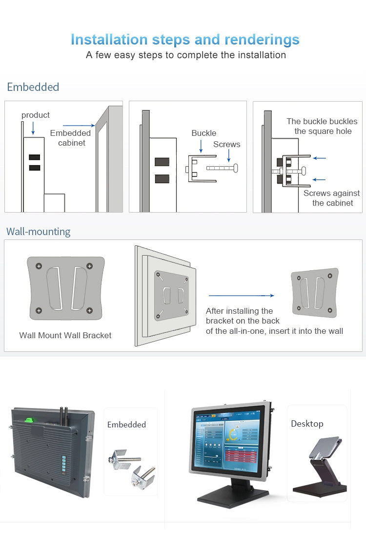 15.6 High Resolution 1920X1080 Touch Screen Outdoor Waterproof Monitor