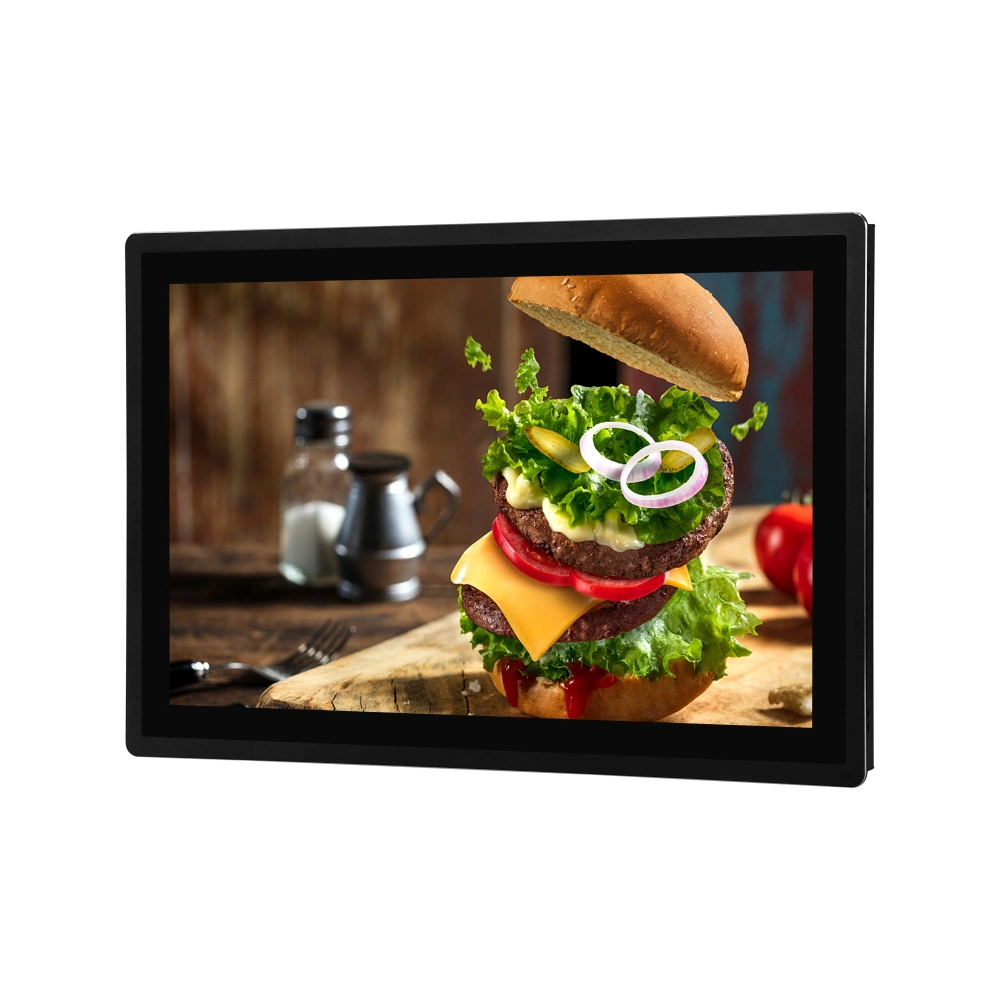 21.5 Inch Industrial Monitor High Brightness LCD Monitor Open Frame Touch Screen Monitor LCD Advertising Display Kiosk Computer Monitor with Build in PC