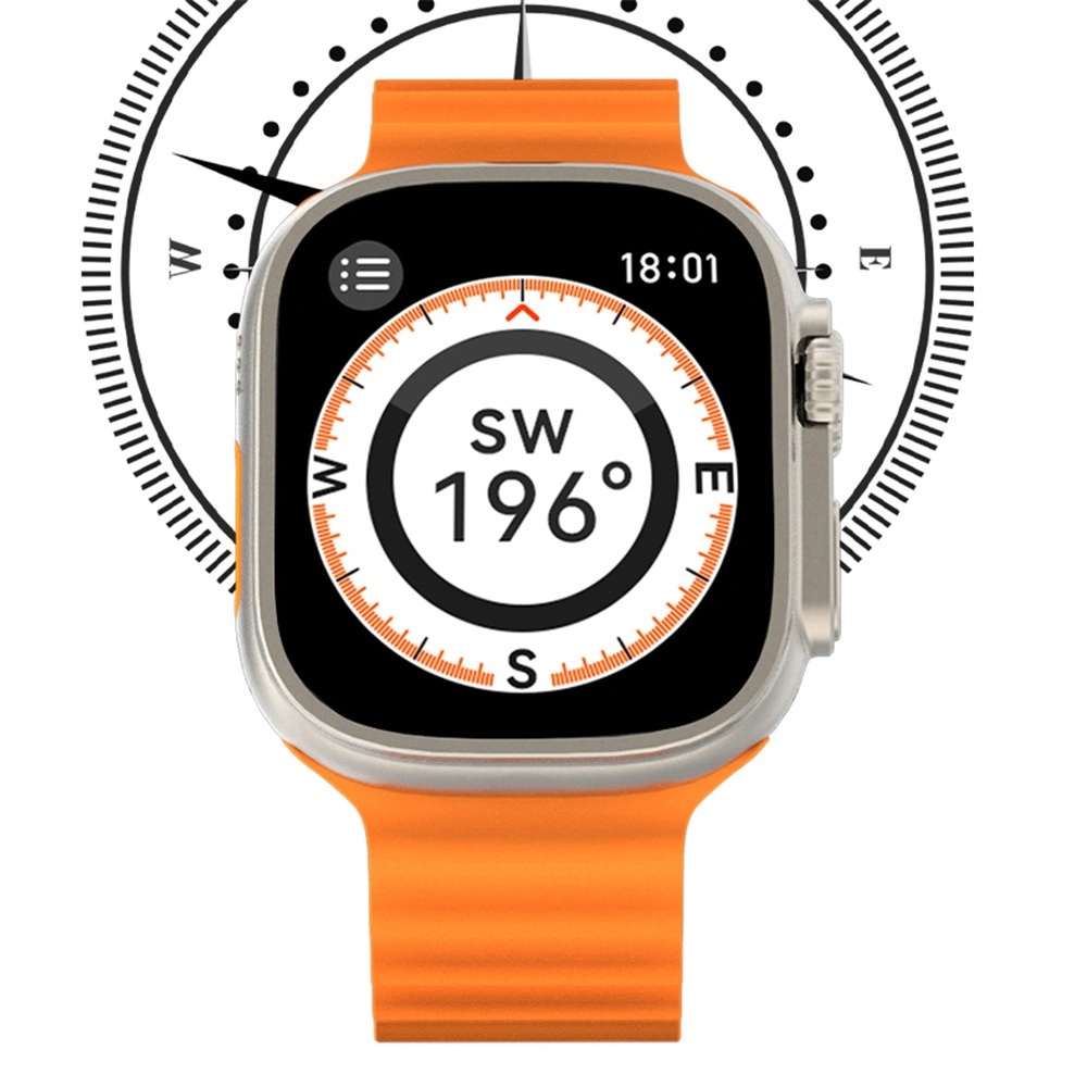 Js Watch Ultra Sport Smartwatch Luxury Waterproof IP68 Programmable Full Screen