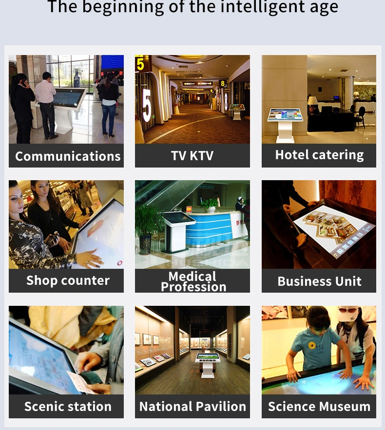 Hotel Catering Museum Monitors 17-Inch Touch Screen 4: 3 Windows Industrial Grade Arm Stand Monitor