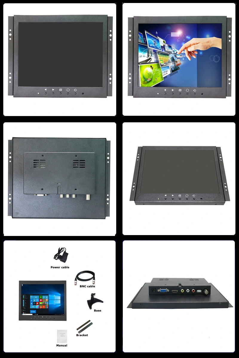 Zhixianda 9.7 Inch 4: 3 Open Frame Metal Case 1024X786 Industrial Grade Touch Screen Monitor
