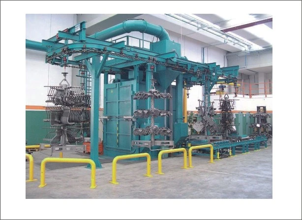 Tach Derrick Chain Shot Blasting Machine for Casting Surface Cleaning