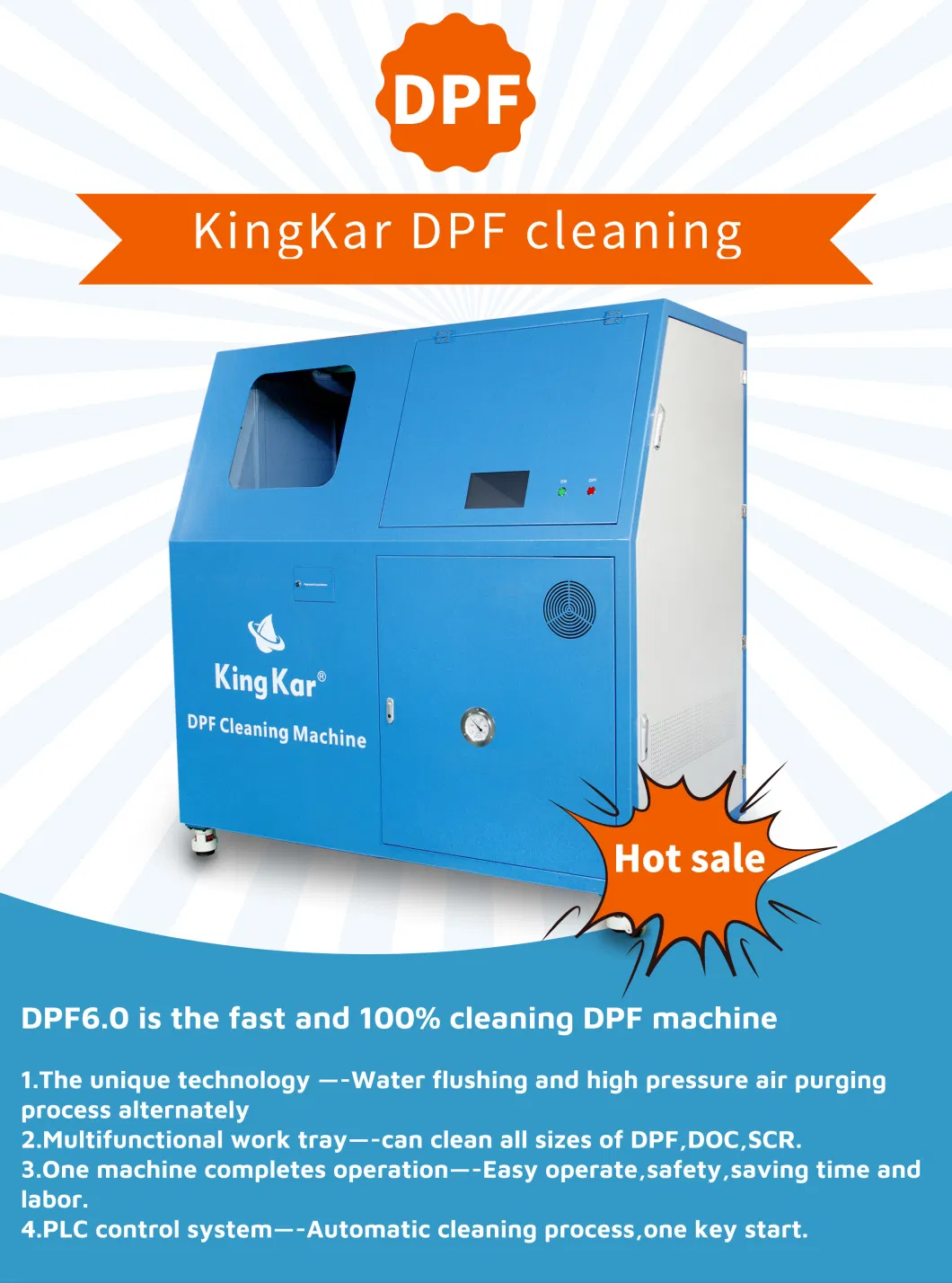 Kingkar Dpfcarbon Cleaner Touch Free Machine De Lavage De Voiture Automatique