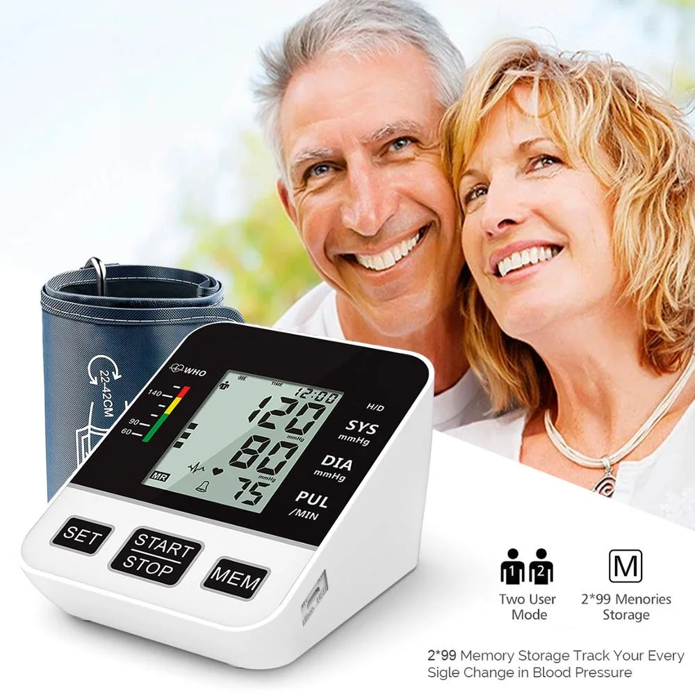 Medical Blood Pressure Monitor Automatic Large Cuff Upper Arm Digital Blood Pressure Monitor