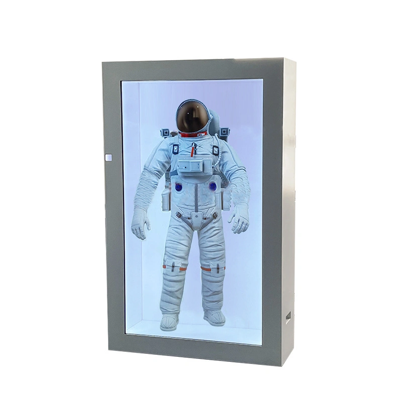 21.5&quot;32&quot;43&quot;49&quot;55&quot;65&quot;86 3D LCD Advertising Signage Transparent LCD Display Box Capacitive Touch Screen Transparent Showcase