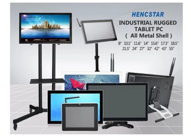 Touch Screen Monitor Wall Installation LCD Screen Industrial Grade IP65