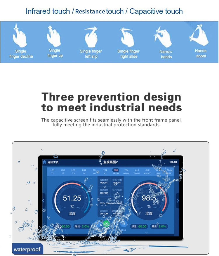 OEM 1920*1080 21.5&quot; Inch Full Fit Capacitive Touch Display / Android Touchscreen PC All in One Computer Industrial Panel PC