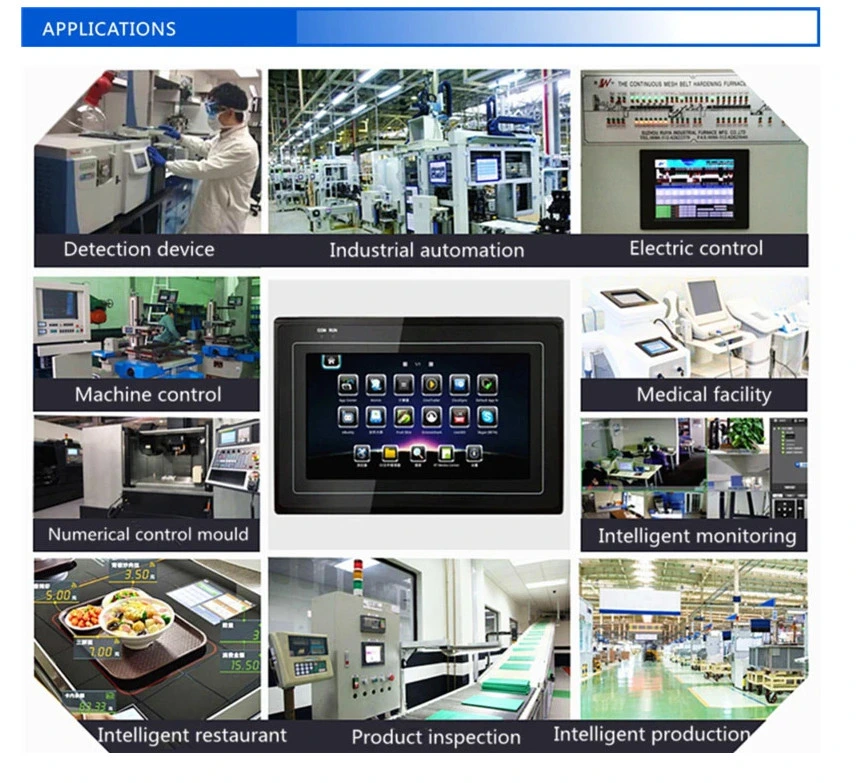 7 Inch All-in-One Embedded Touch Panel PC J1900 CPU Fanless Android Industrial Tablet PC All in One Industrial Computer