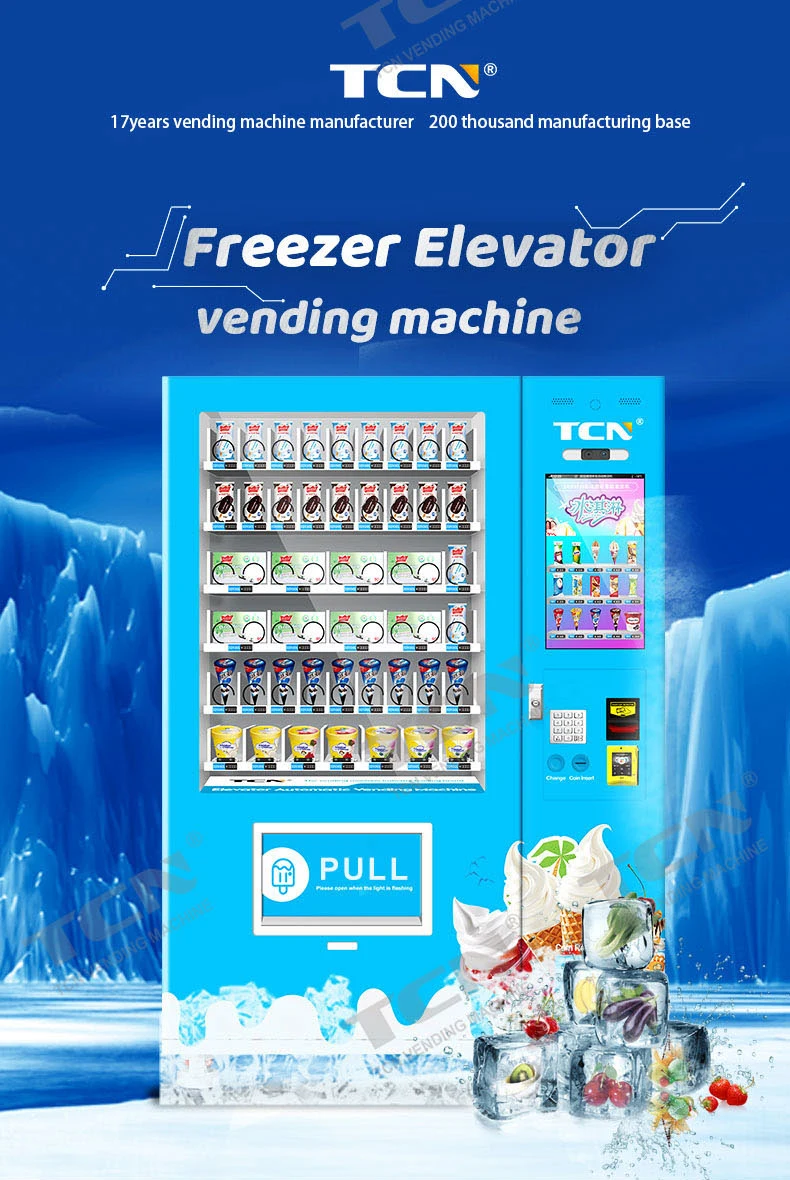 Tcn Ice Lolly Vending Machine with 22 Inches Touch Screeen