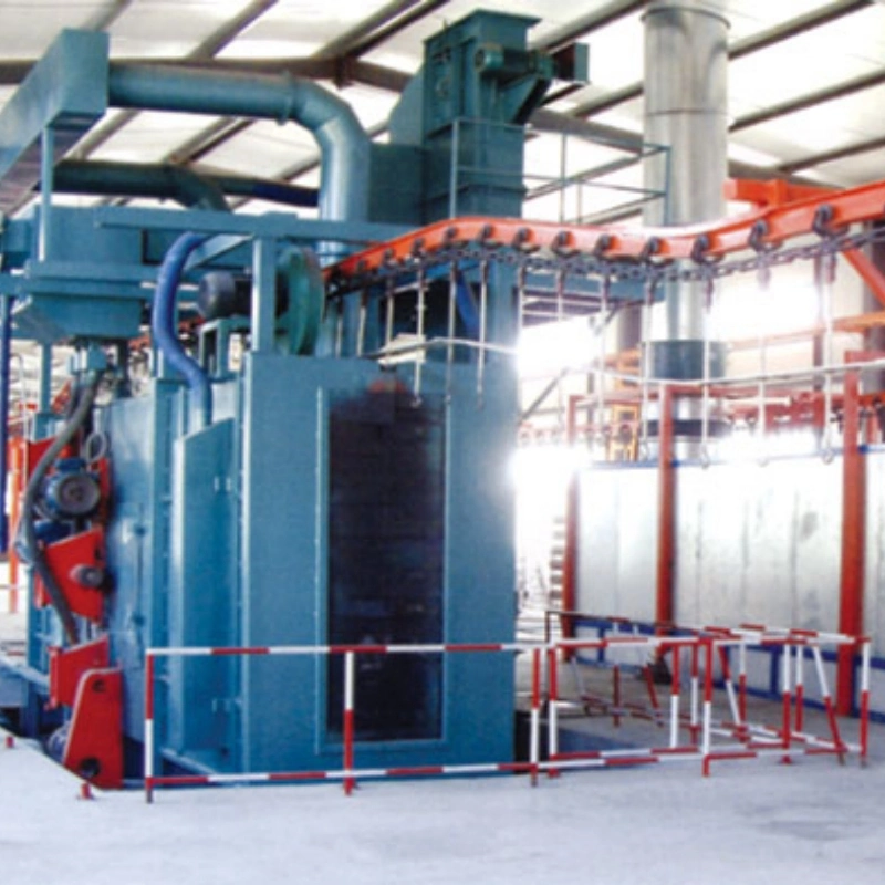 Tach Derrick Chain Shot Blasting Machine for Casting Surface Cleaning