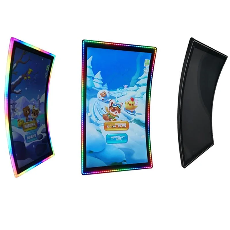55&quot; PC Computer Game Monitor C Shape Curved LED Display 4K Touch Screen