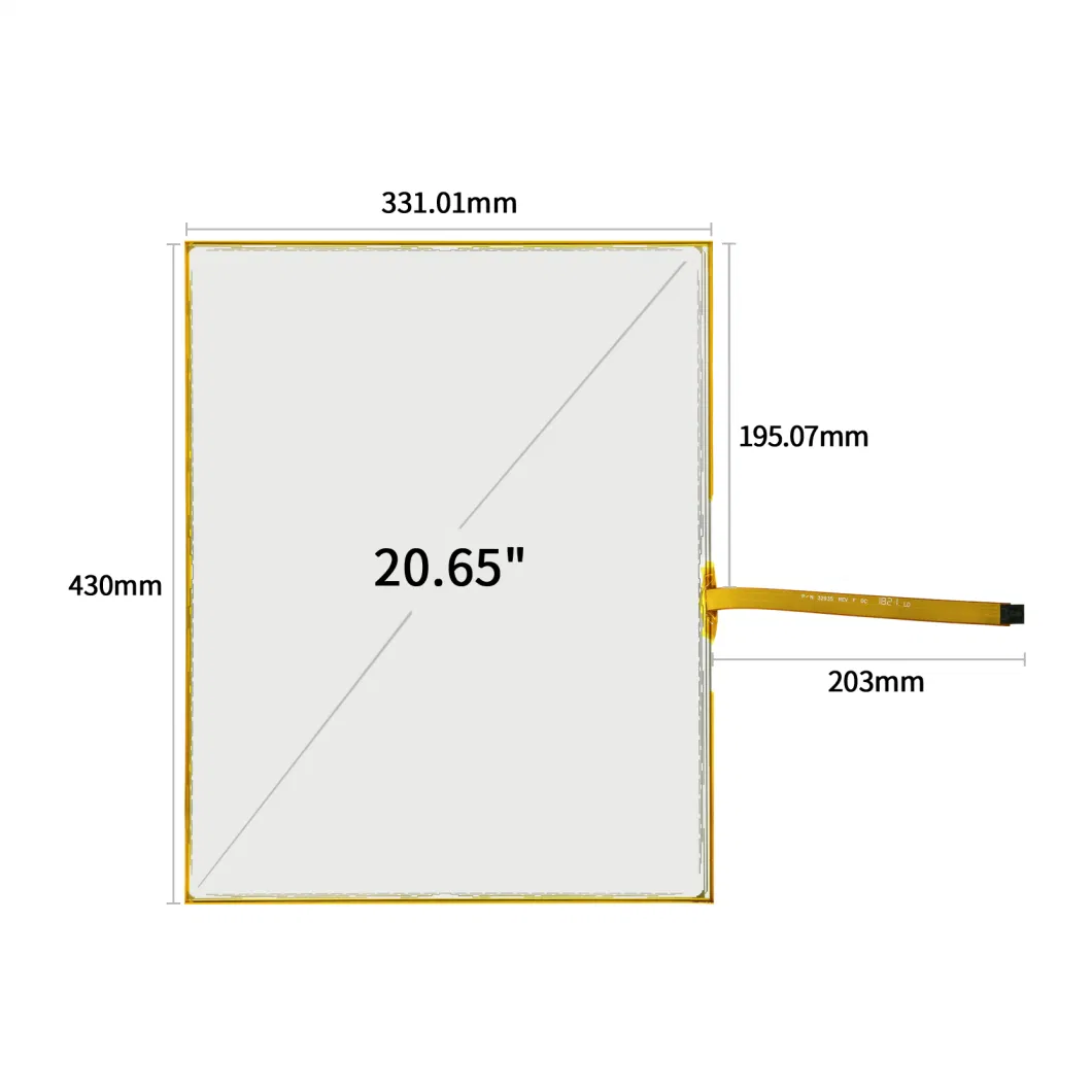 Factory Direct 20.65inch 3m Surface Capacitive Touchsceen 17-9261-226/98-0003-3047-6