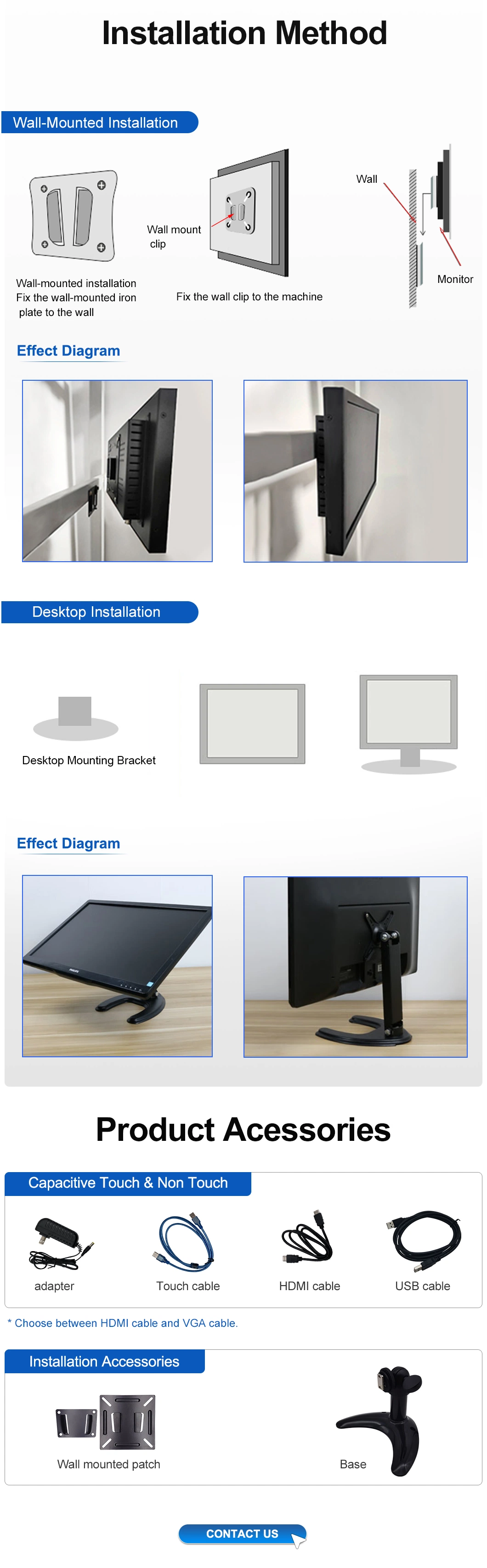 13.3 Inch Pcap Touch All-in-One Computer IP65 Pure Flat Screen with Rk3288 Android Integrated Panel PC