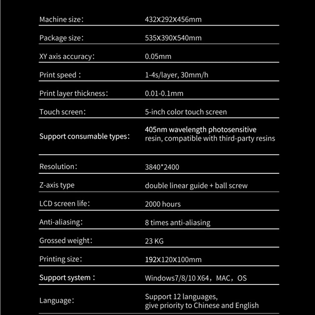 LK-LB33 China CE Approved Dental Lab 3D Resin Printer Factory Price with Fast Printing