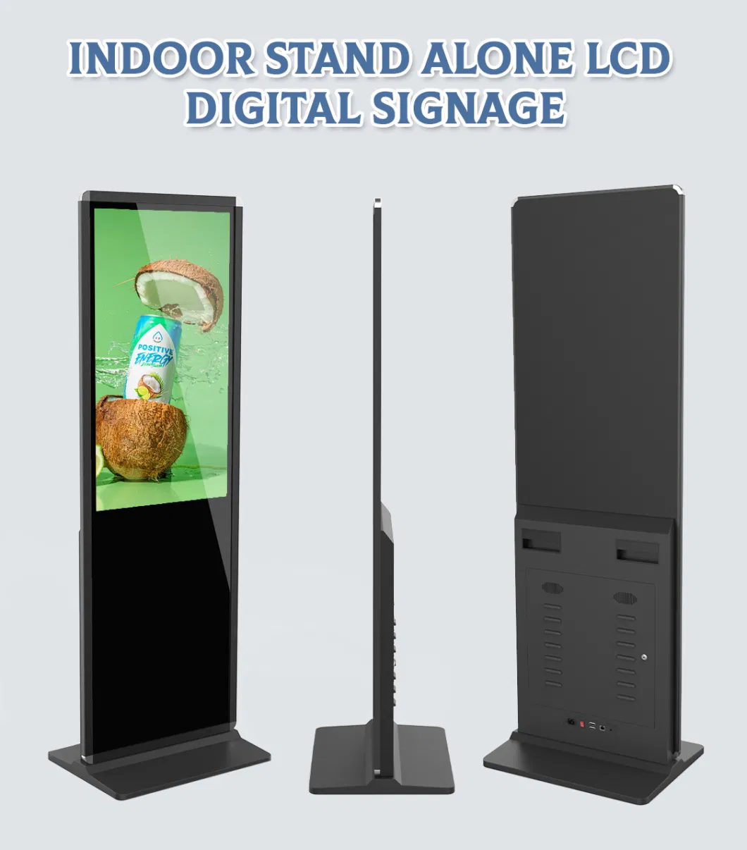 Shopping Mall 55 Inch Indoor Ultra-Thin Floor Touch All-in-One Floor Module Screen Digital Signage