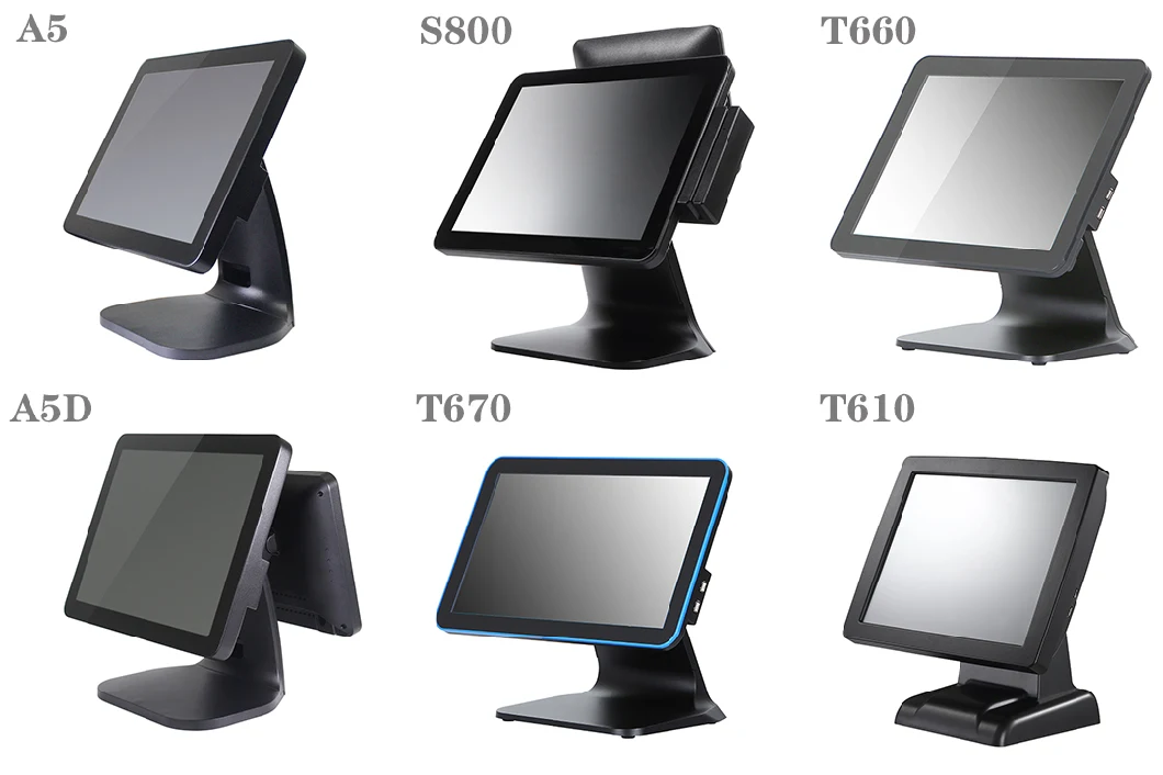 Ultra Slim POS Terminal 15&quot; Touch Screen All in One PC Point of Sale Epos Cash Register POS Computer