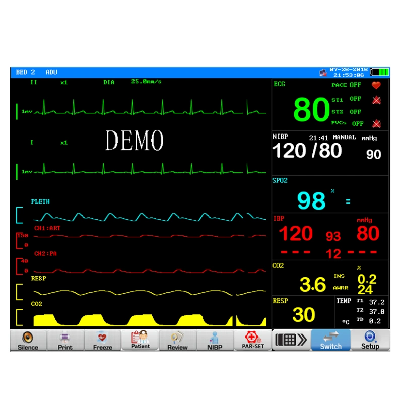 Dongjiang High Quality Factory Price Multi Parameter Patient Monitor