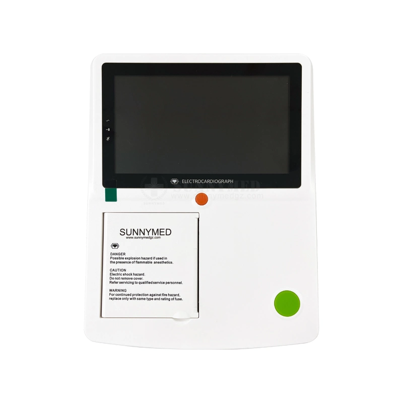 Sy-H004f Good Quality Medical ECG Machine 12 Leads 3 Channel Touch screen Portable ECG with Cheap Price
