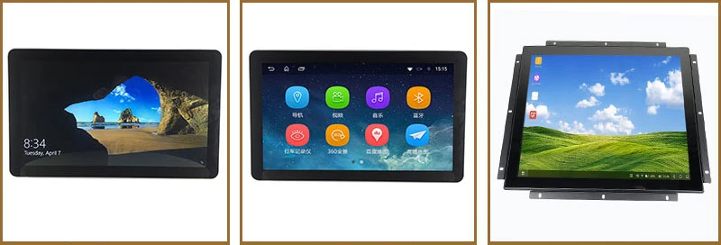 15.6/18.5/21.5 Inch Touch Screen Monitor Industrial Wall-Mounted Capacitive Touch PC Display