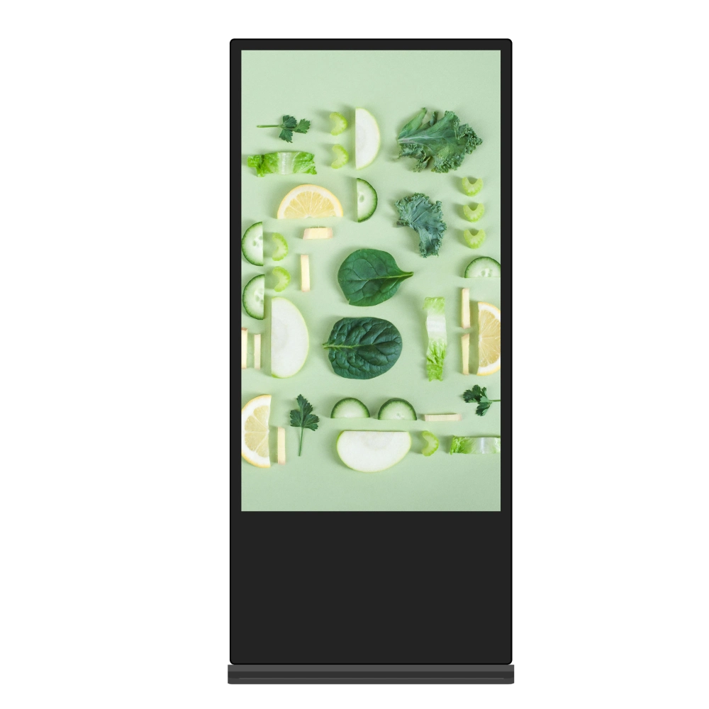 Indoor Floor Standing 43 55 65 75&prime;&prime; Digital Signage LCD Touchscreen