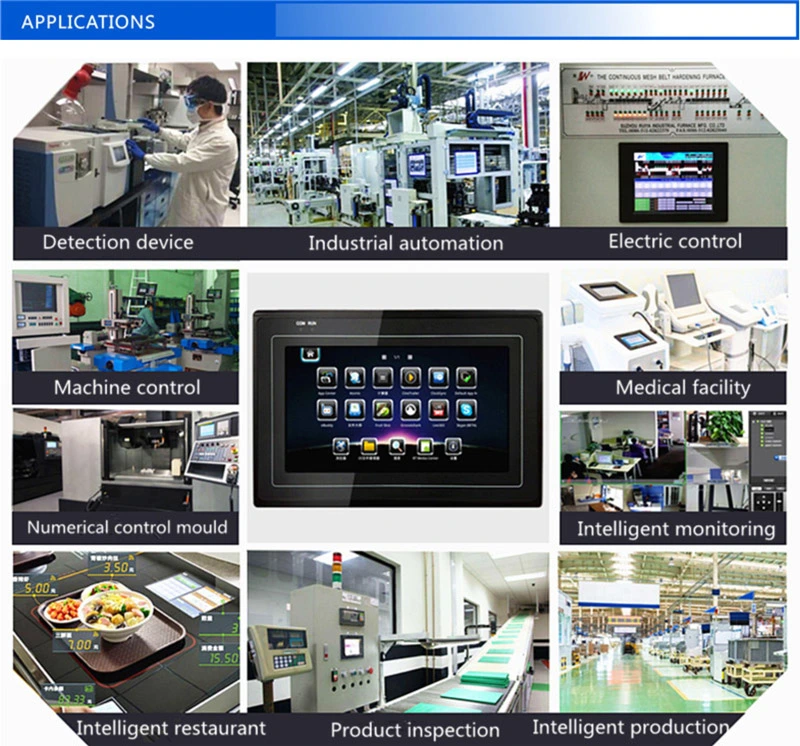 10.1 Inch Capacitance Touch Screen High Resolution Industrial Computer Fanless Embedded All in One Equipment