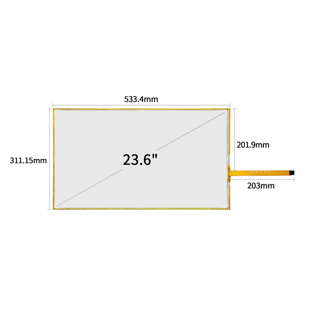 Touchscreen 23.6inch 3m Surface Capacitive Touch Screen Paenl 17-9151-206/98-0003-3127-6