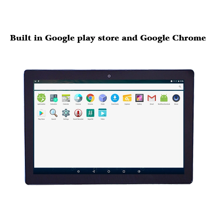 10.1 Inch Rk3288 Built-in Battery Touch screen Monitor Wall Mounted Android Tablet