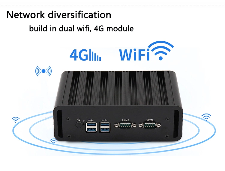 Competitive Price X86 Micro PC Barebone System 1080P Linux Ubuntu Mini PC for Industry School and Home