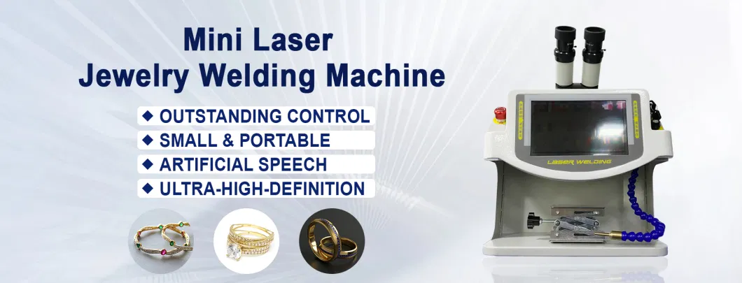 portable Thouch Control Hsw Jewelry Fiber Laser Welder Mini Fiber Gold Welding Equipment