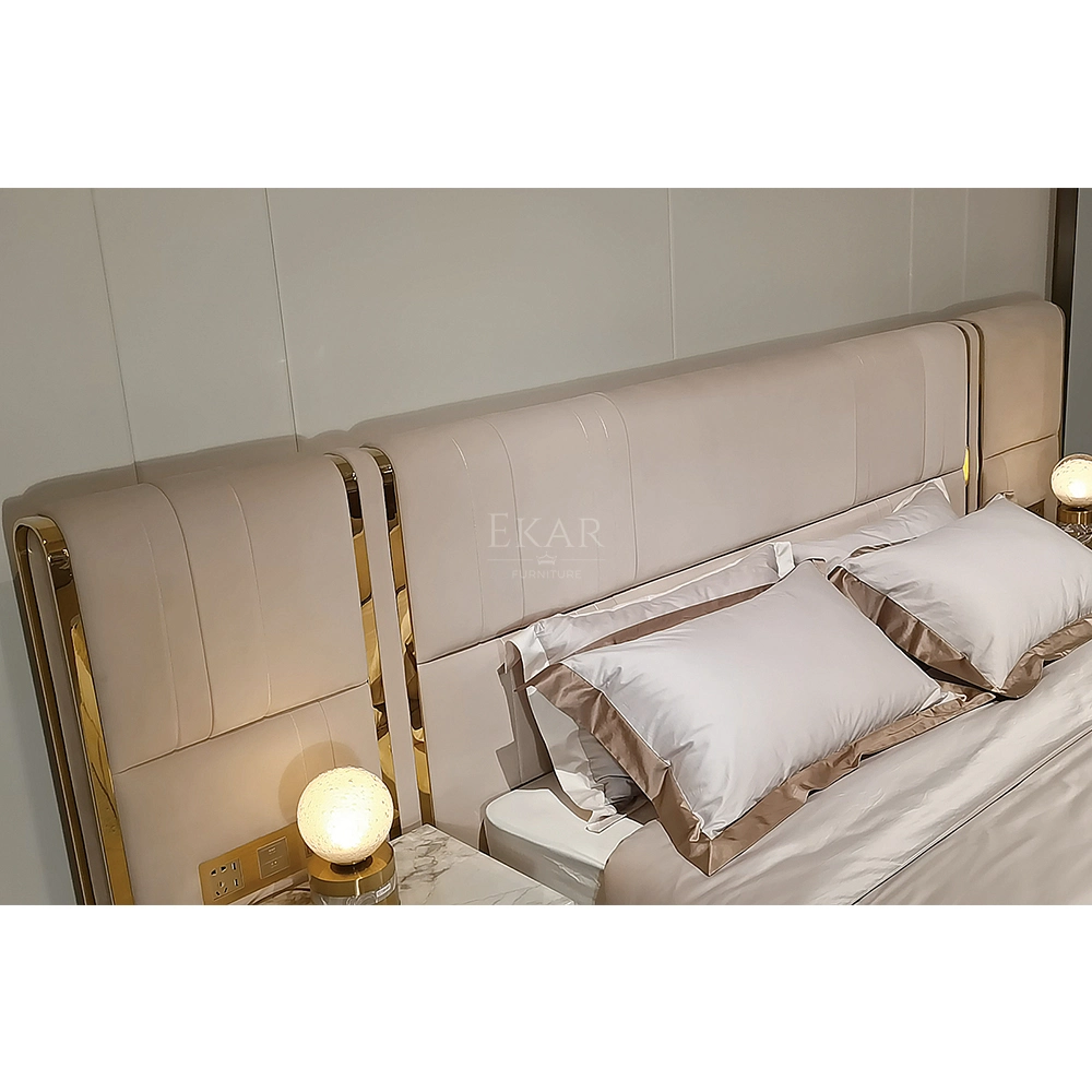 Multifunctional Bed Screen with Smart Switch - Bedroom Bed Furniture