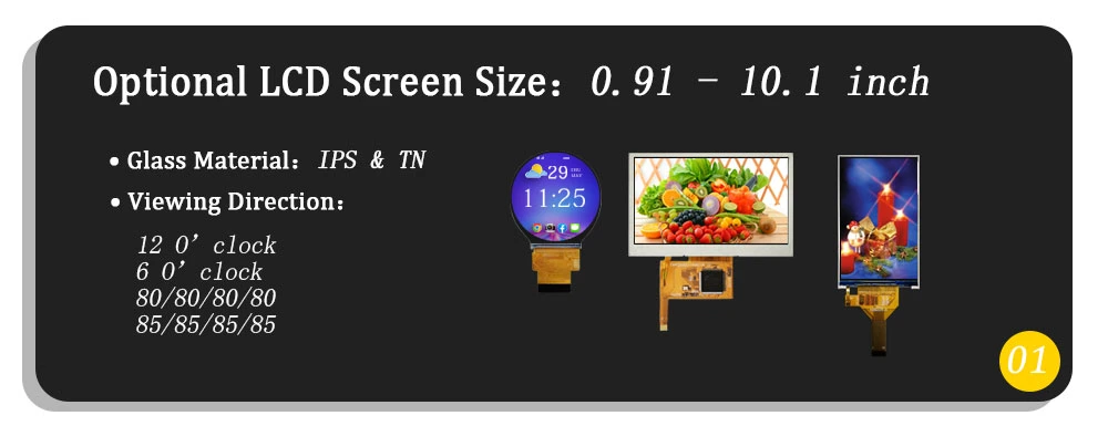 1.54 Inch 320*320 Square Capacitive Touch Screen TFT LCD Display