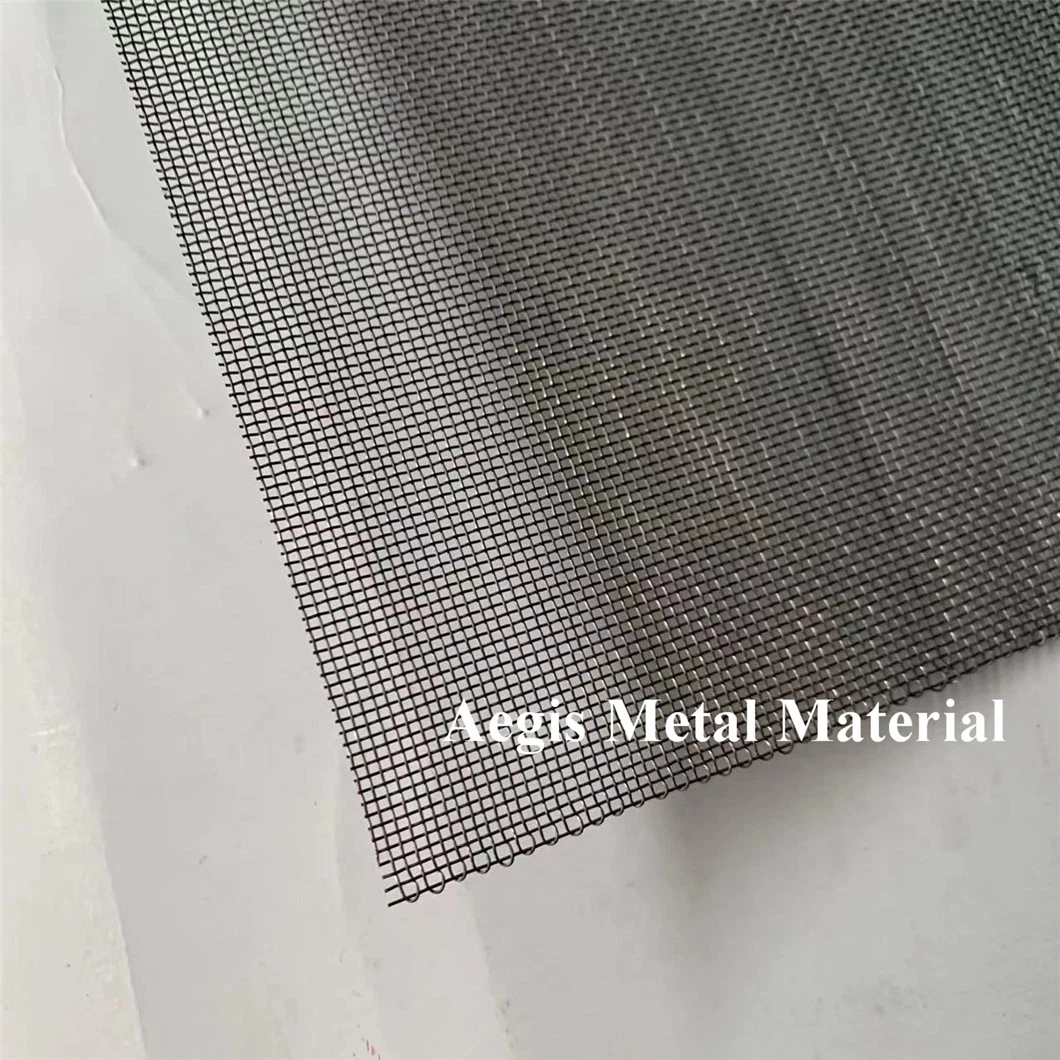 0.25mm 20X20 Mesh Black/Bright Pure Molybdenum Wire Mesh Screen