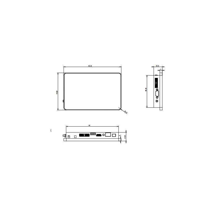 Ronen Rgl104-A01 10.4 Inch Linux All-in-One Touchscreen Module