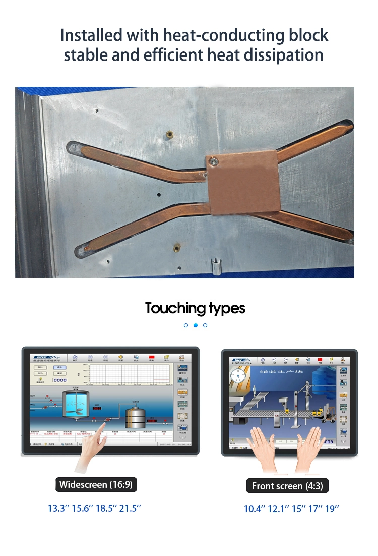 Industrial Computer IP65 Waterproof Stainless Steel Android Windows Industrial Tablet Panel PC 10.1 15 21.5 Inch Touch Screen All in One PC Industrial Panel PC