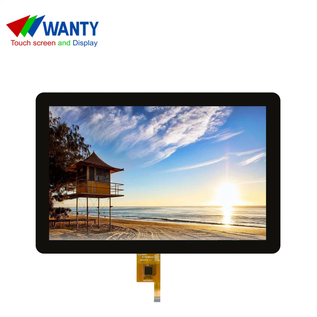 Sunlight Readable 10.1 Inch IPS 1280x800 LVDS LCM Didplay Module IIC 10Points Touchscreen Touch Panel LCD Screen