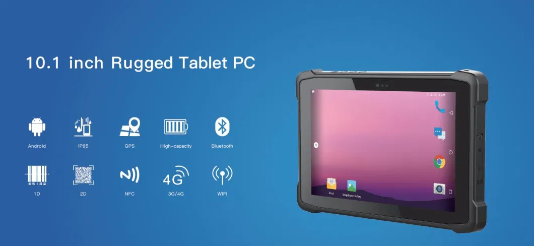 10.1 Inch Industrial Waterproof Industry Rugged Android Tablet PC